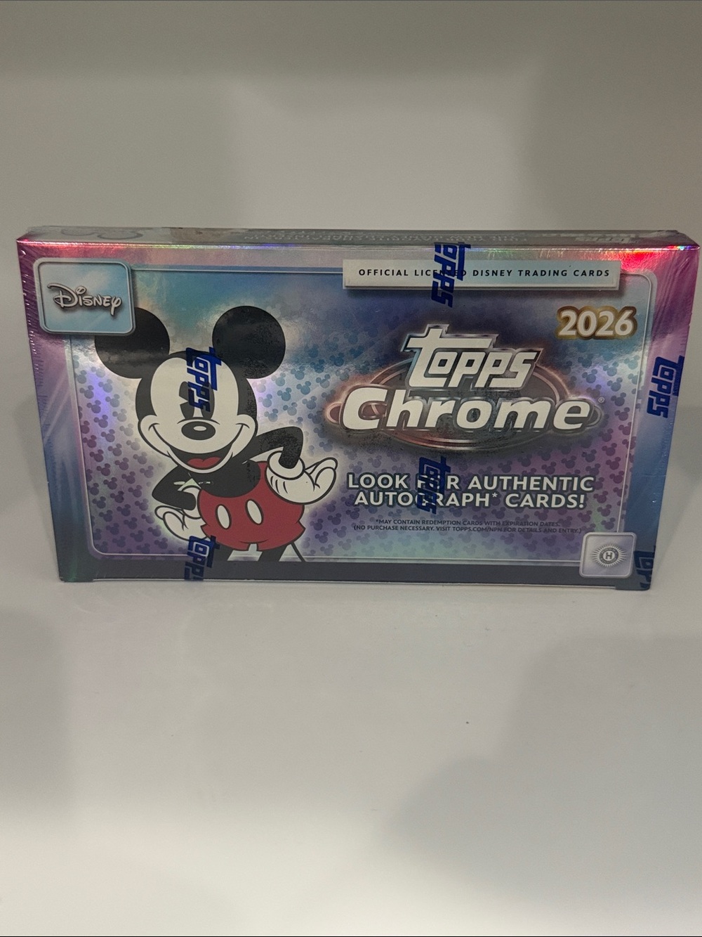 2026 Topps Chrome Disney Factory Sealed Hobby Box *NEW & SEALED*